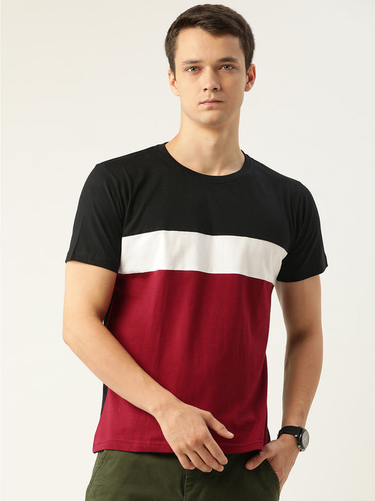 Cb Black Maroon T-Shirt