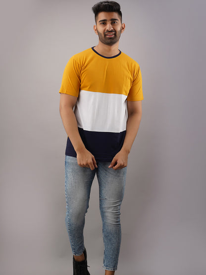 Cb Mustard White Black T-Shirt