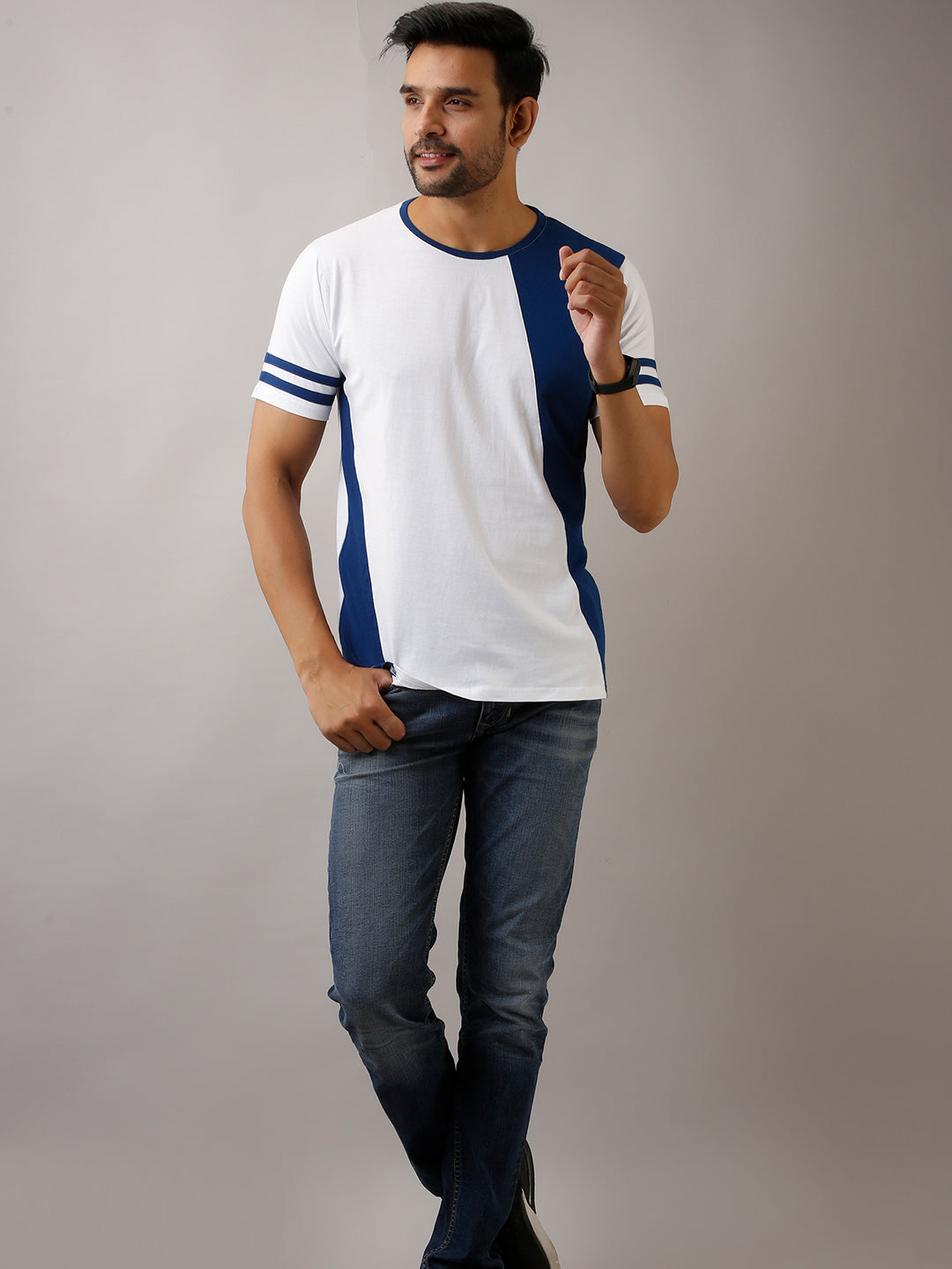 Cb White Blue T-Shirt