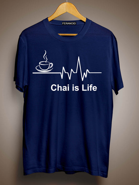 Chai Is Life Blue T-Shirt