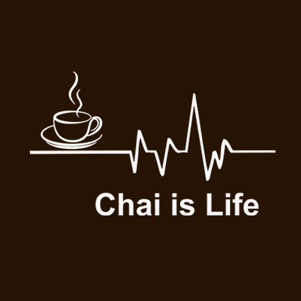 Chai Is Life Black T-Shirt