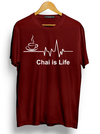 Chai Is Life Black T-Shirt