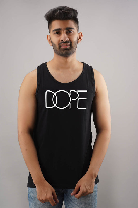 Dope Black Sleeveless T-Shirt