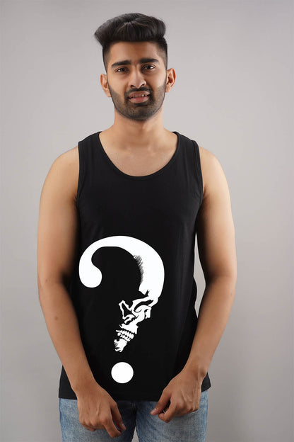 Evil Qm Black Sleeveless T-Shirt