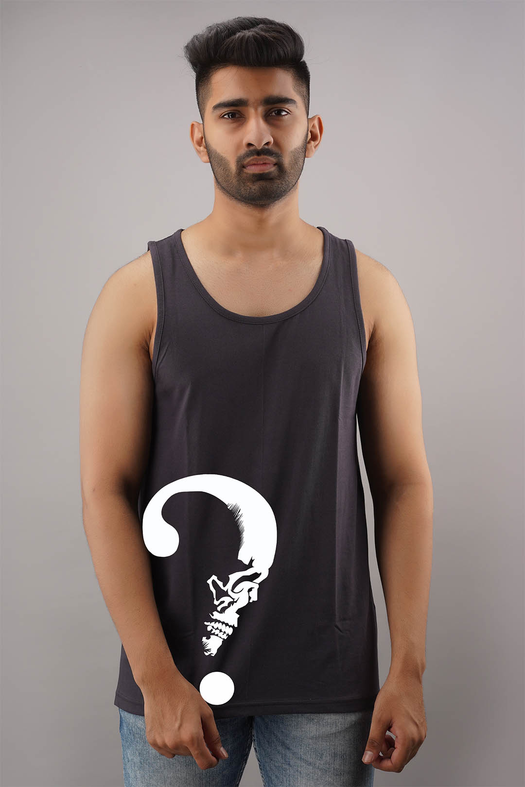 Evil Qm Black Sleeveless T-Shirt