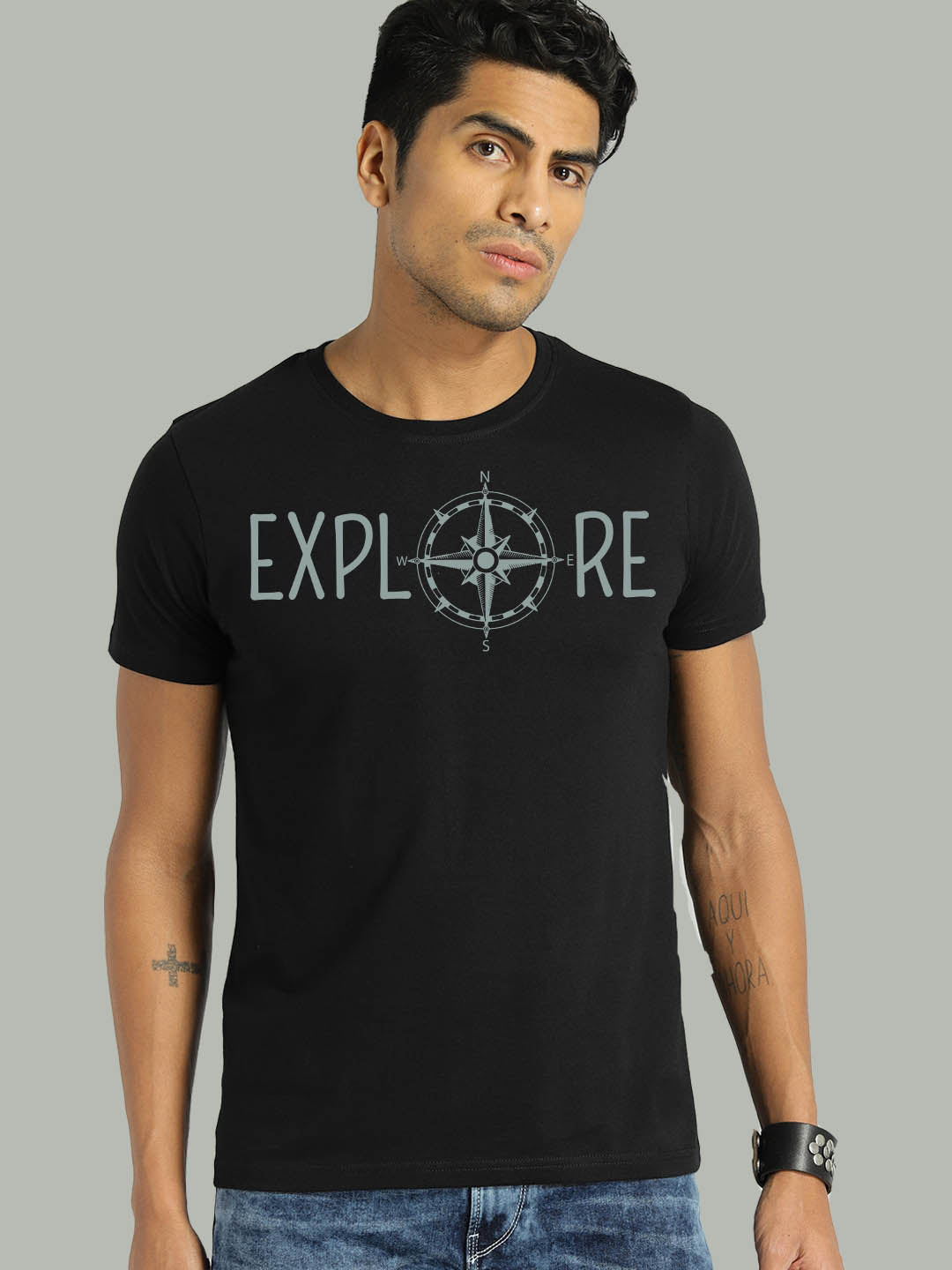 Explore Black T-Shirt