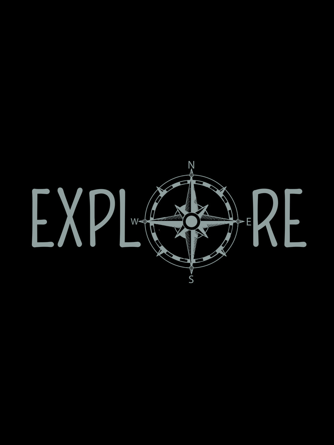 Explore Black T-Shirt