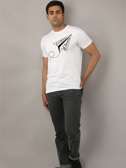 Explore Discover  White T-Shirt