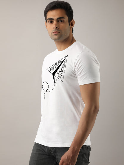 Explore Discover  White T-Shirt