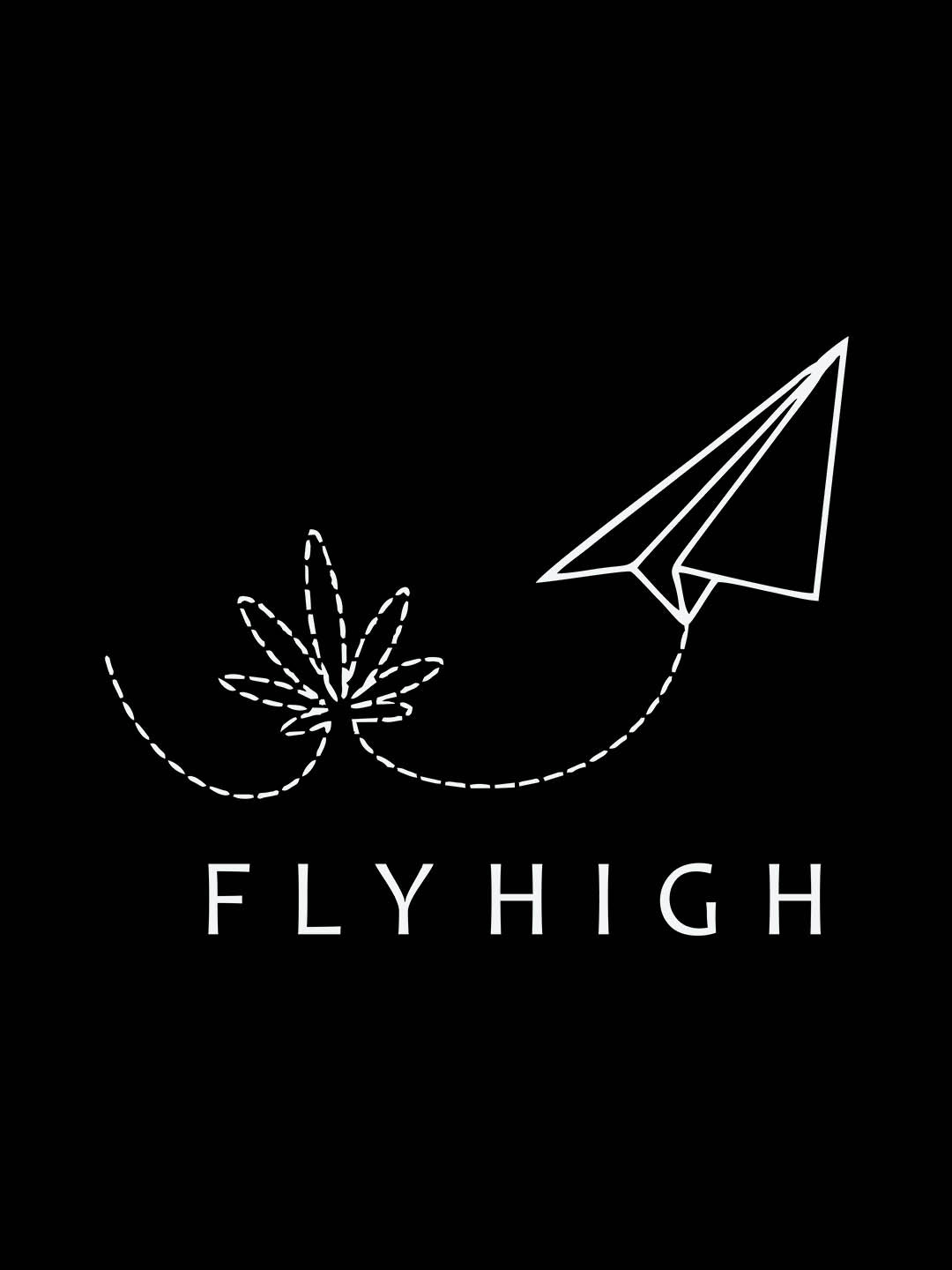 FLY HIGH BLACK T-SHIRT