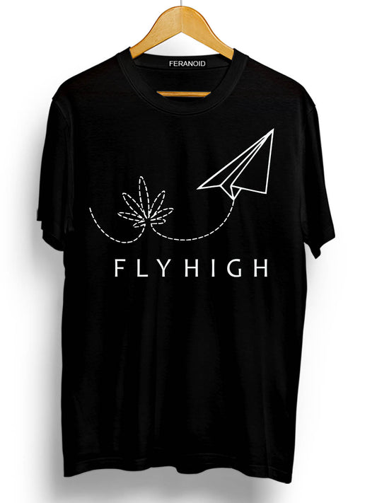 FLY HIGH BLACK T-SHIRT