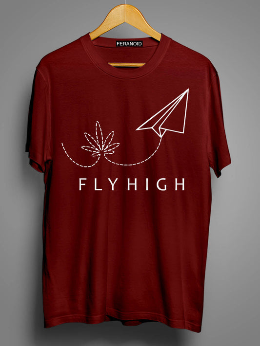 Fly High Maroon T-Shirt