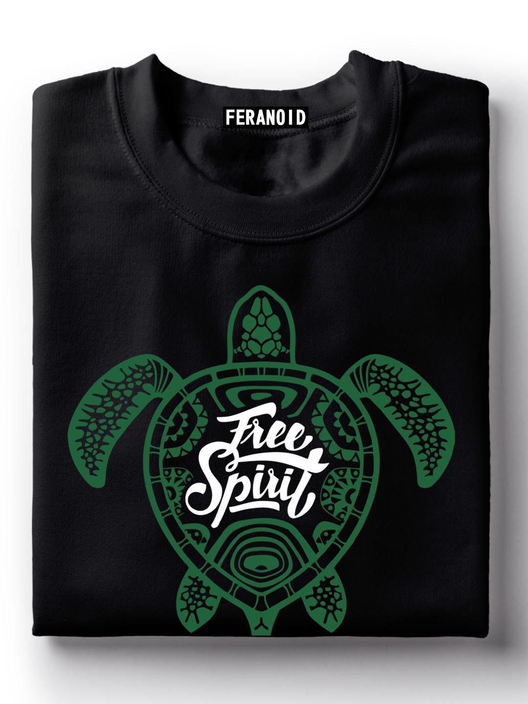 FREE SPIRIT BLACK T-SHIRT