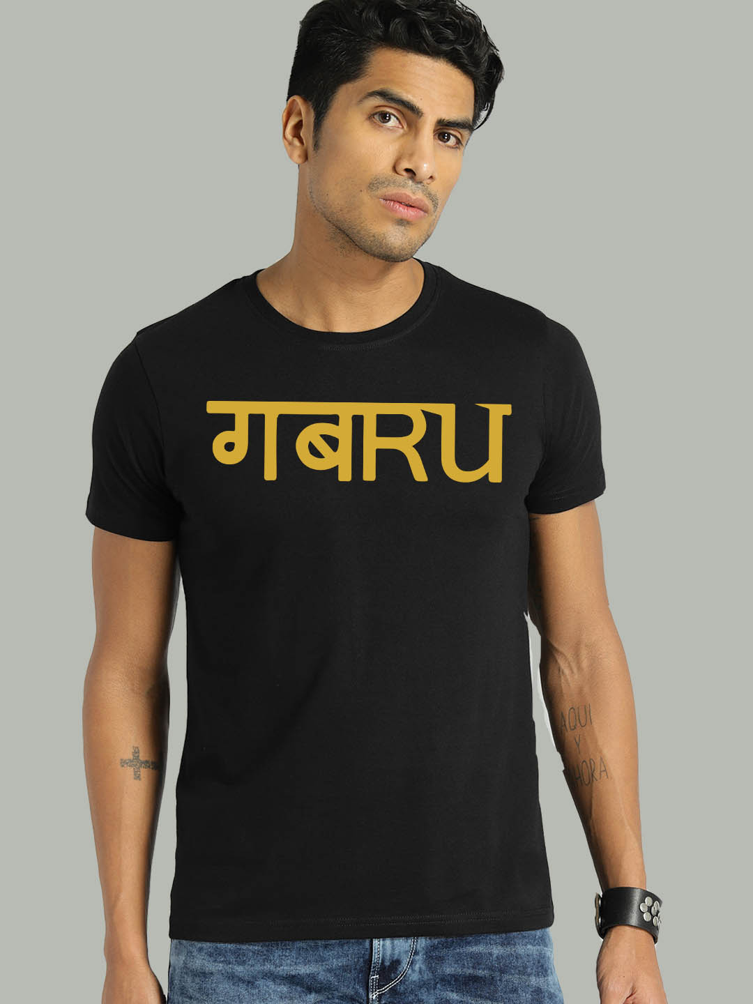 GABRU BLACK T-SHIRT