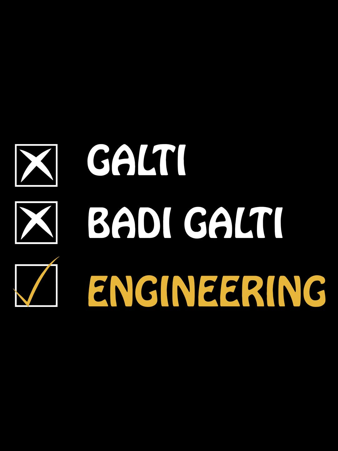 GALTI ENGINEERING BLACK T-SHIRT