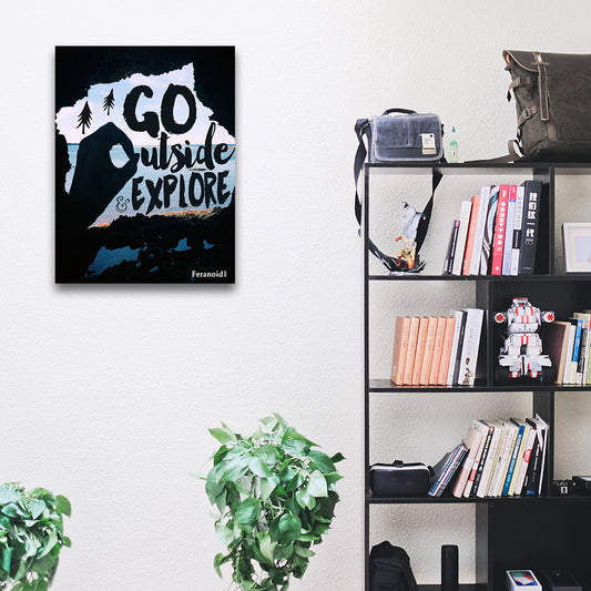 GO OUTSIDE EXPLORE POSTER