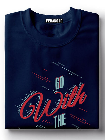 Go With The Flow Black T-Shirt