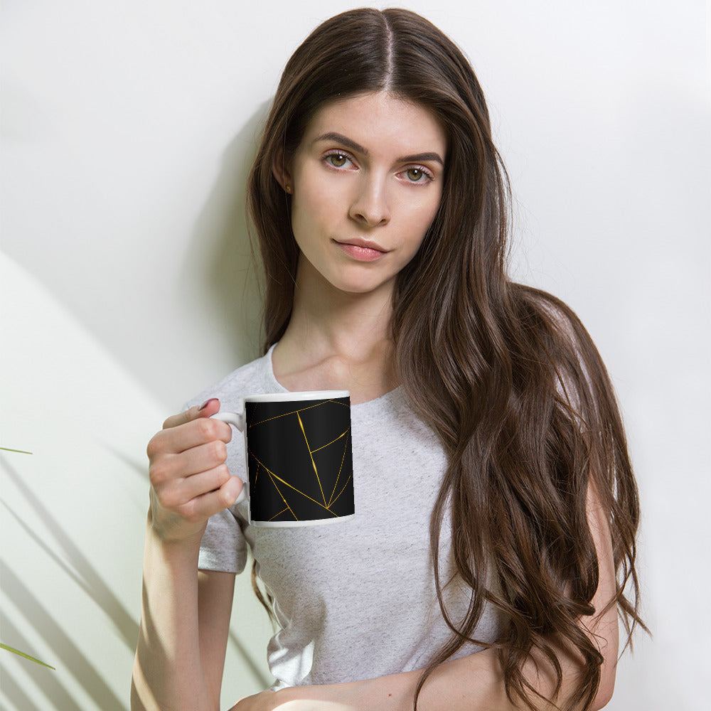 GOLDEN LINES COFFEE MUG