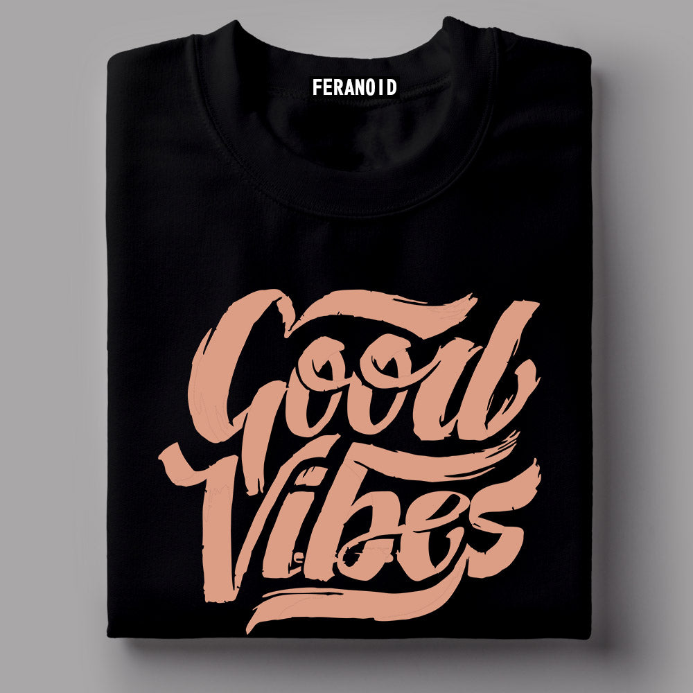 Good Vibes Black T-Shirt