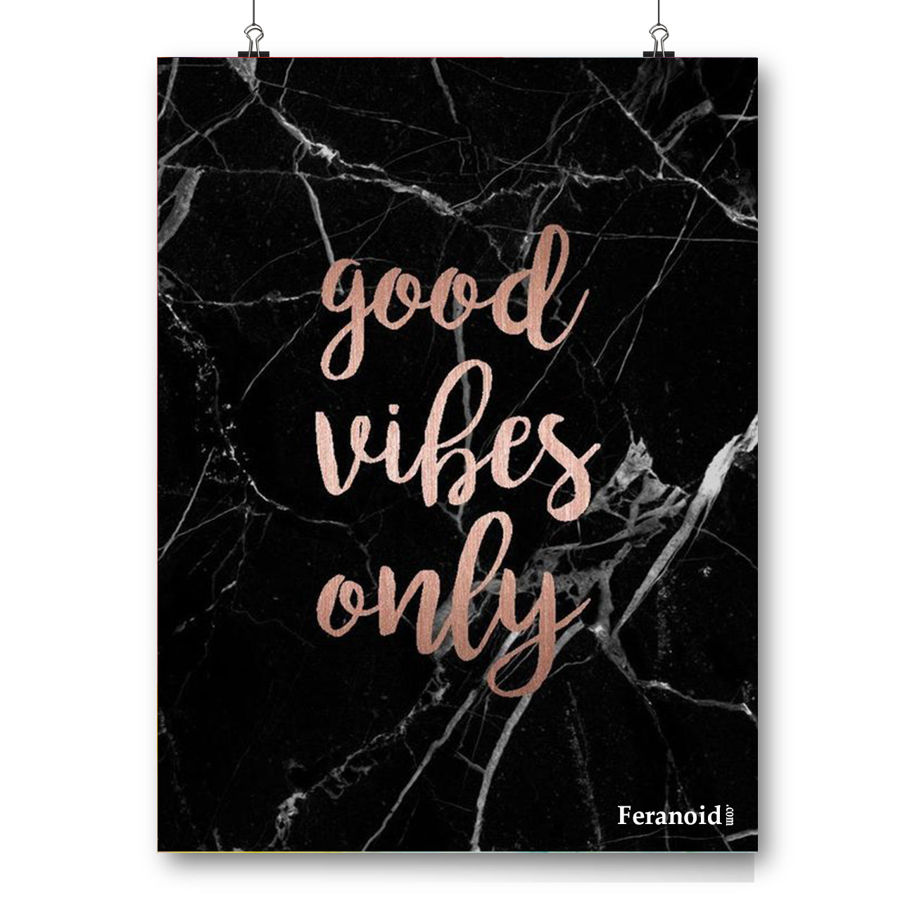 GOOD VIBES ONLY MABLE PRINT POSTER
