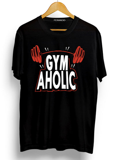 GYMAHOLIC BLACK T-SHIRT