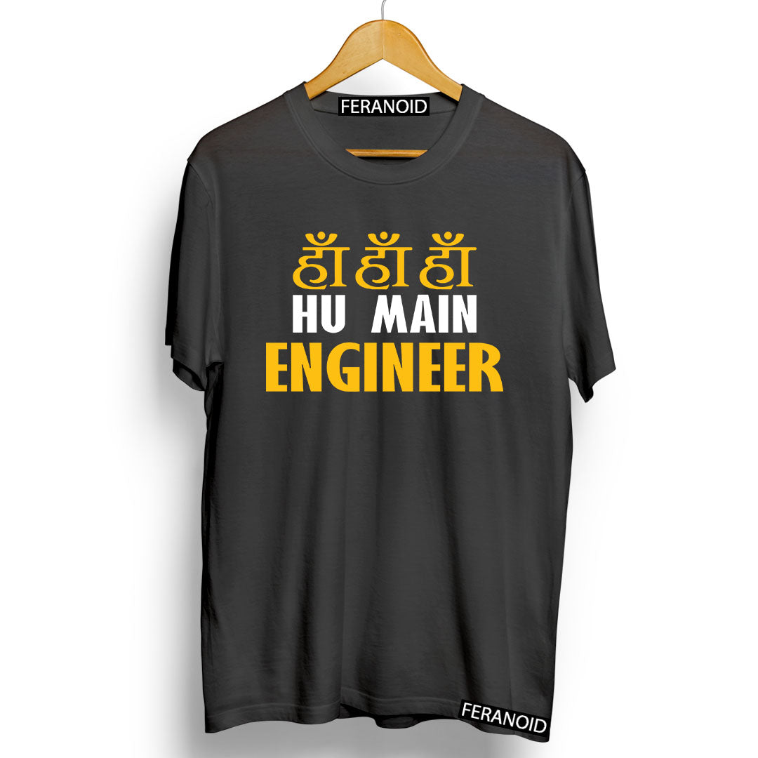 HA HA HU MAIN ENGINEER T-SHIRT