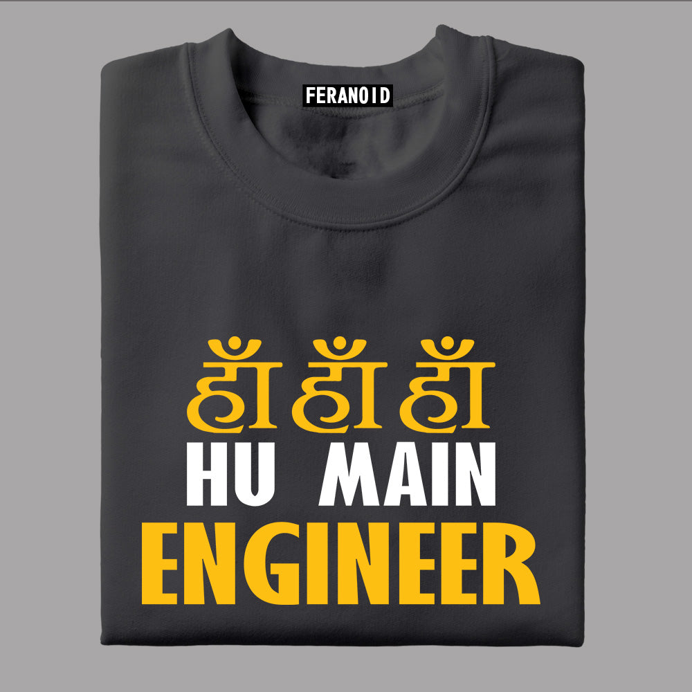 Ha Ha Hu  Main Engineer T-Shirt