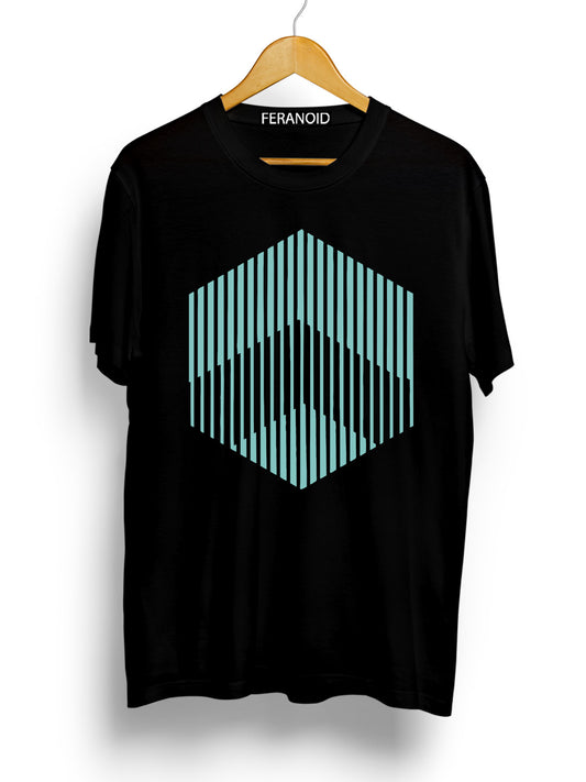 Hexagon Black T-Shirt