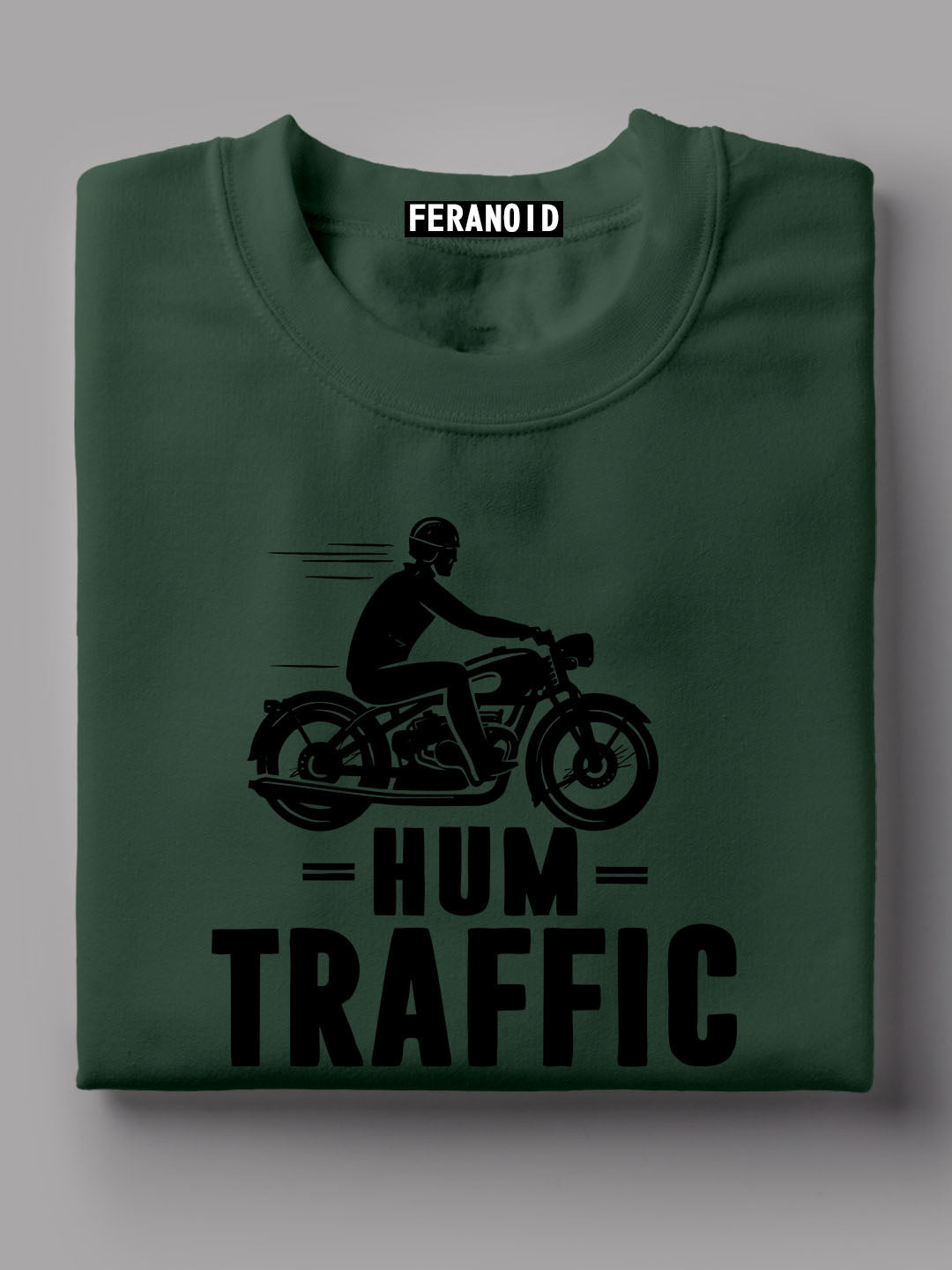 Hum Traffic Aur Pyar Mein Phaste Nahi Light Green T-Shirt