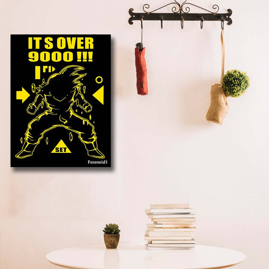 IT'S OVER 9000 POSTER
