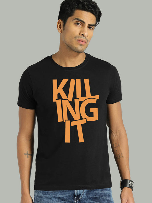 KILLING IT BLACK T-SHIRT