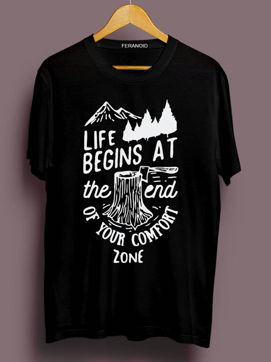 LIFE BEGINS T-SHIRT