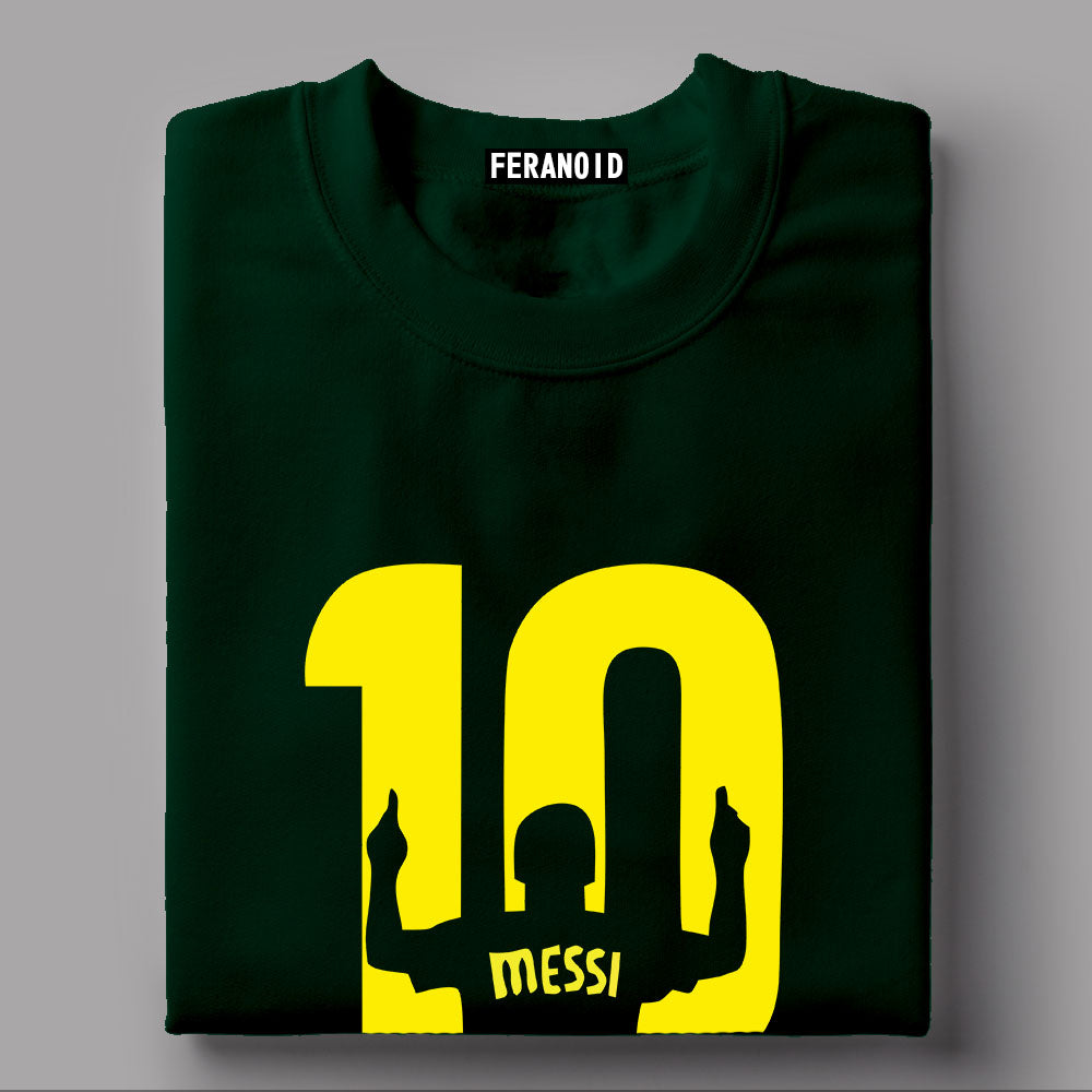 Messi 10 Black T-Shirt
