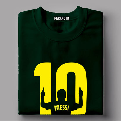 Messi 10 Black T-Shirt
