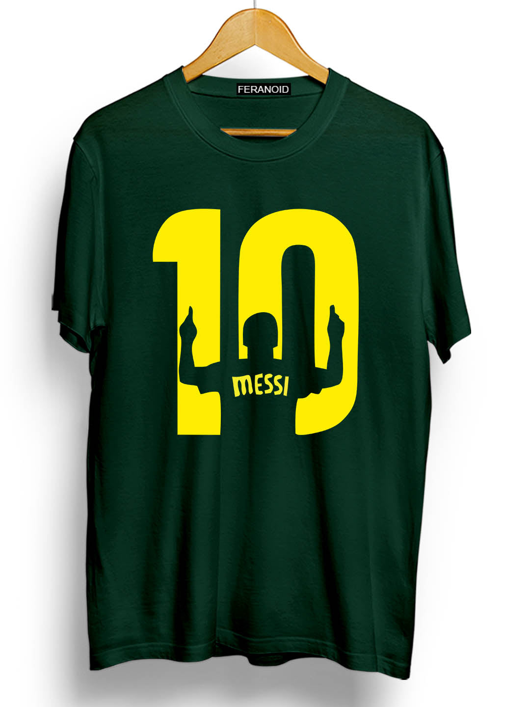 MESSI 10 GREEN T-SHIRT