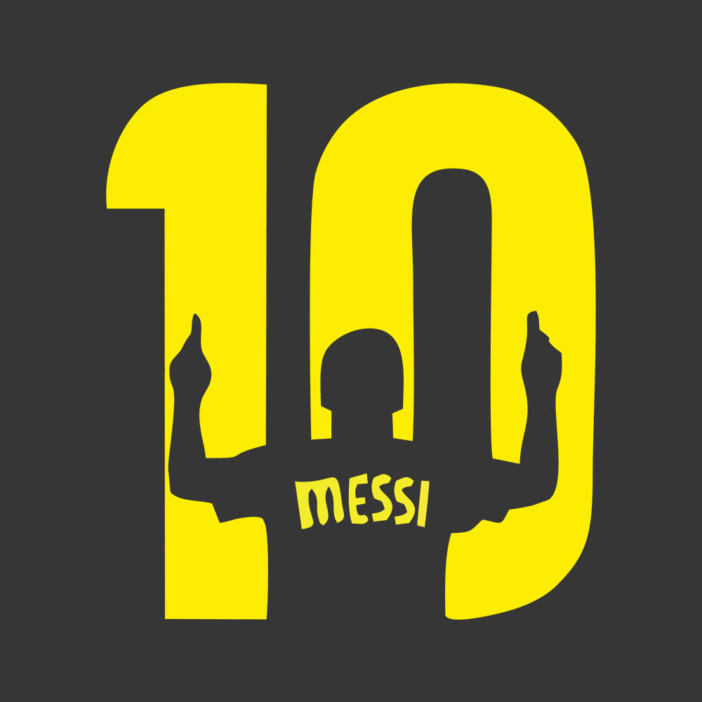 Messi 10 Black T-Shirt