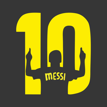 Messi 10 Black T-Shirt