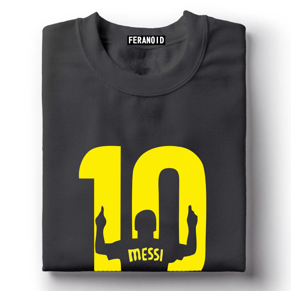 Messi 10 Black T-Shirt