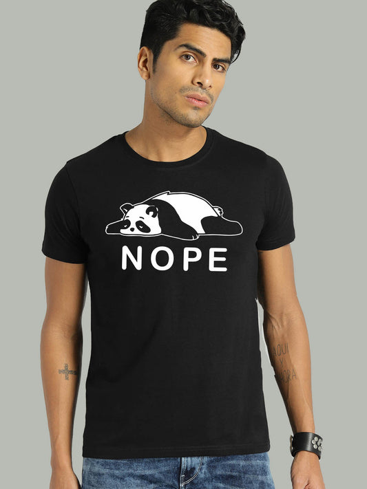 NOPE BLACK T-SHIRT