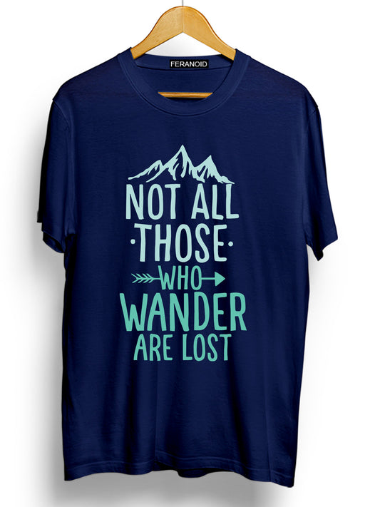 Not All Those Who Wander Blue T-Shirt