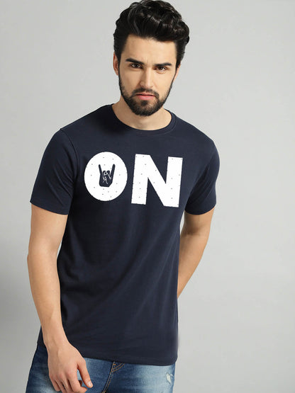 On Black T-Shirt