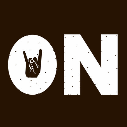 On Black T-Shirt