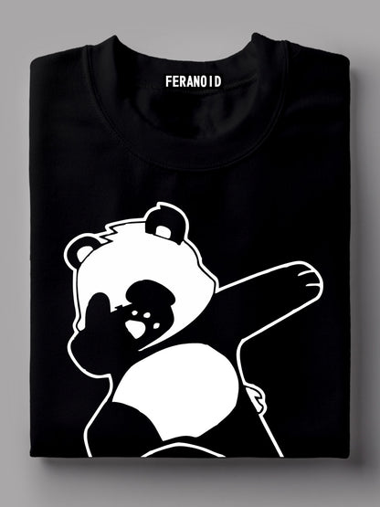 Panda Dab Black T-Shirt