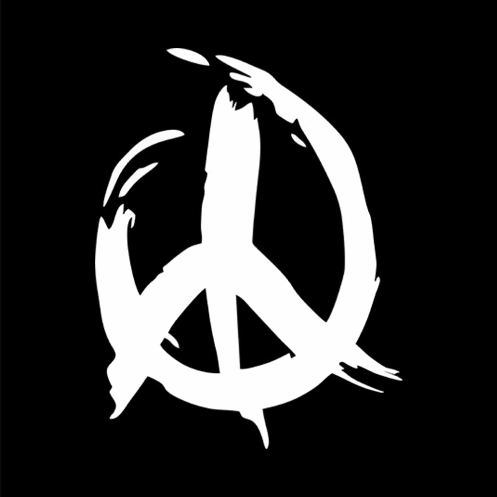 Peace White Black T-Shirt