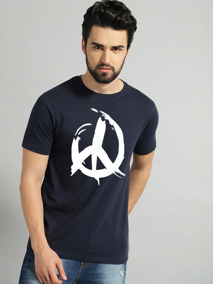 Peace White Black T-Shirt