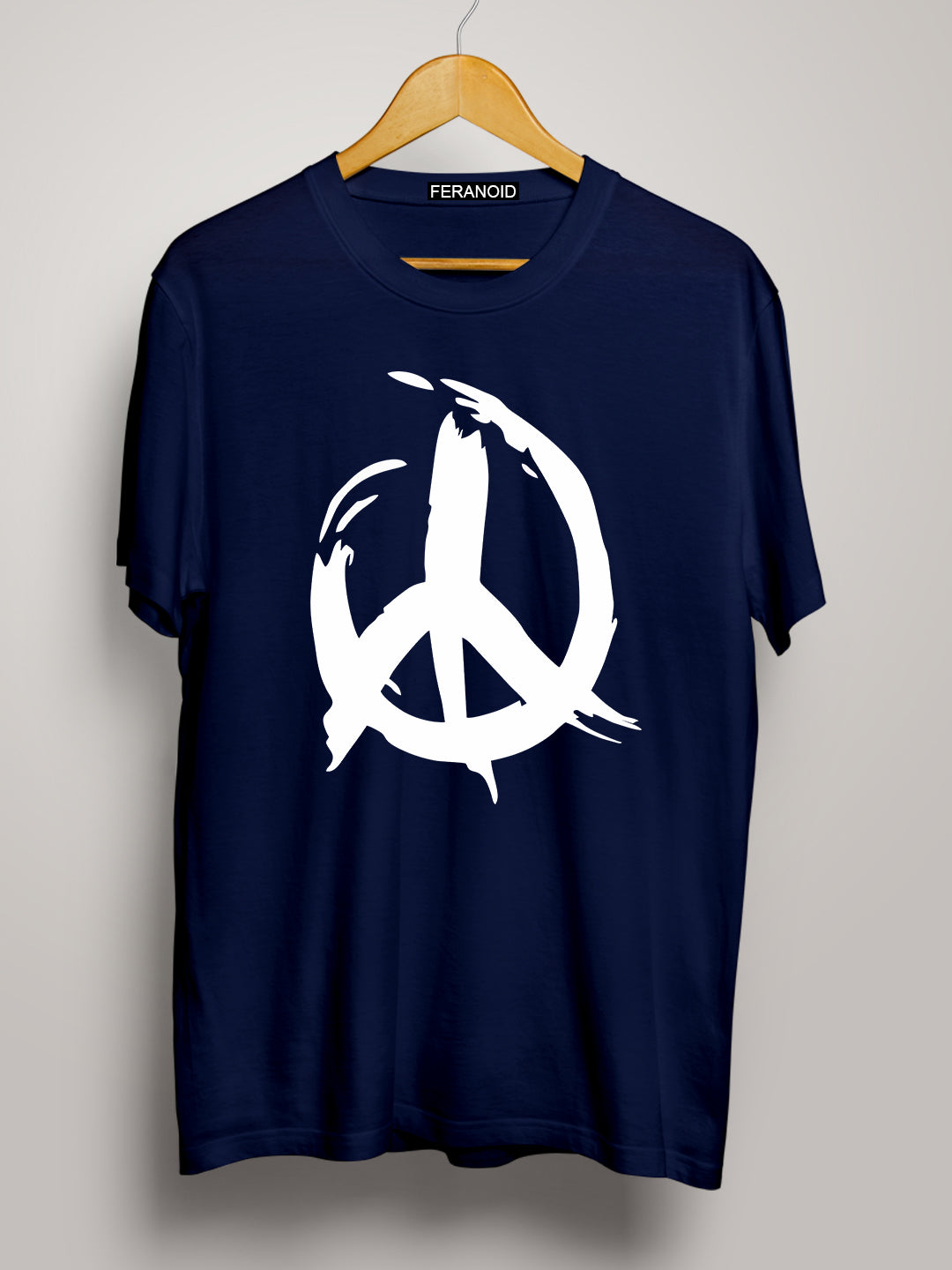Peace White Black T-Shirt