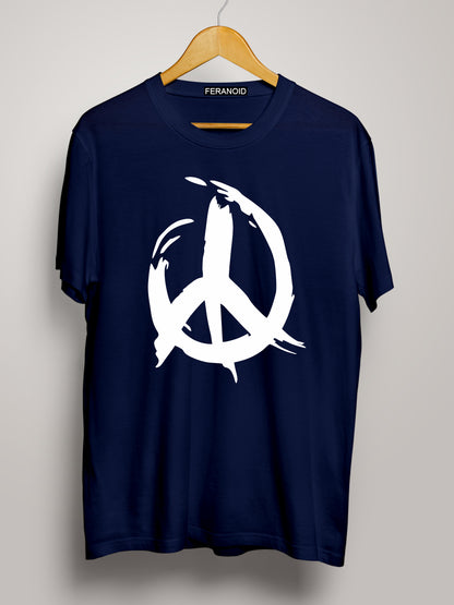 Peace White Black T-Shirt