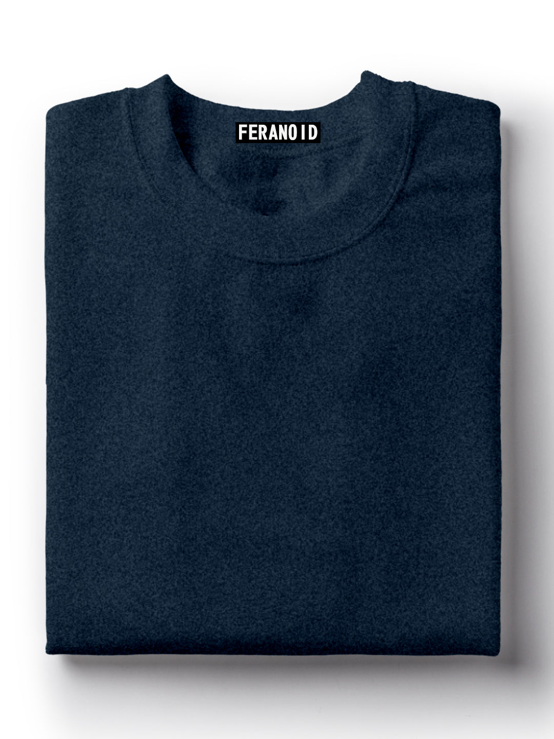 Plain Blue Melange T-Shirt