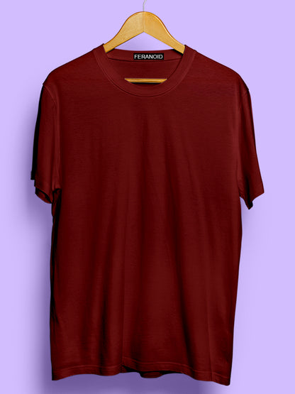 Plain Pack Of 3 T-Shirts : Maroon Green Blue