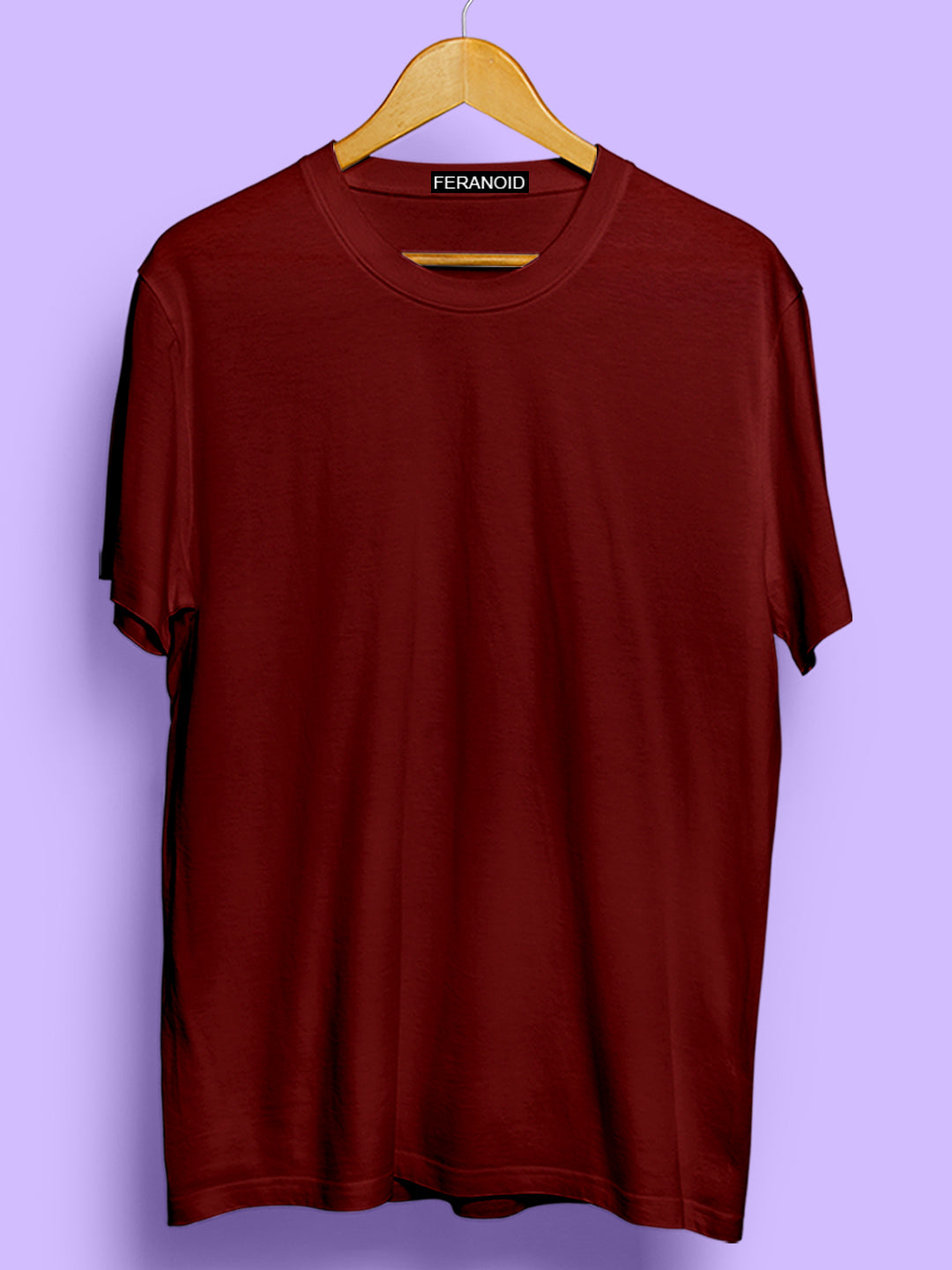 PLAIN PACK OF 3 T-SHIRTS : MAROON WHITE BLUE